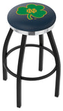 Notre Dame Shamrock L8B2C Backless Bar Stool | Notre Dame Shamrock Backless Counter Bar Stool