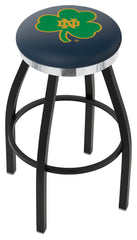 Notre Dame Shamrock L8B2C Backless Bar Stool | Notre Dame Shamrock Backless Counter Bar Stool