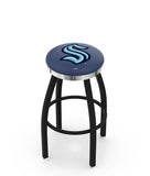 Seattle Kraken L8B2C Backless Bar Stool | Seattle Kraken Backless Counter Bar Stool