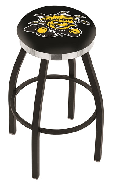 Wichita State University Shockers L8B2C Backless Bar Stool | Wichita State University Shockers Backless Counter Bar Stool