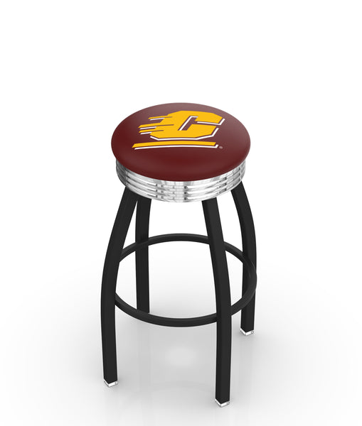 Central Michigan University L8B3C Backless Bar Stool | Central Michigan University Backless Counter Bar Stool