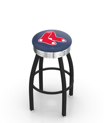Boston Red Sox L8B3C Backless Bar Stool | Boston Red Sox Backless Counter Bar Stool