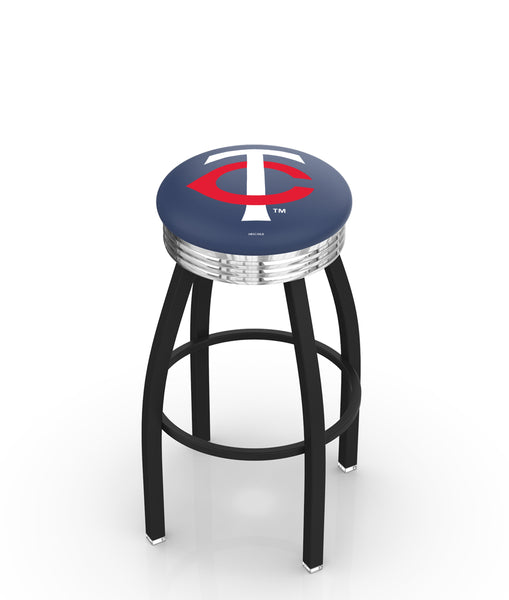 Minnesota Twins L8B3C Backless Bar Stool | Minnesota Twins Backless Counter Bar Stool