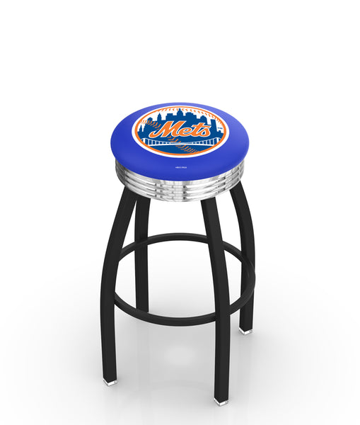 New York Mets L8B3C Backless Bar Stool | New York Mets Backless Counter Bar Stool