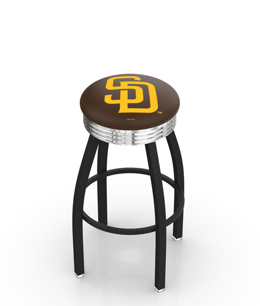 San Diego Padres L8B3C Backless Bar Stool | San Diego Padres Backless Counter Bar Stool