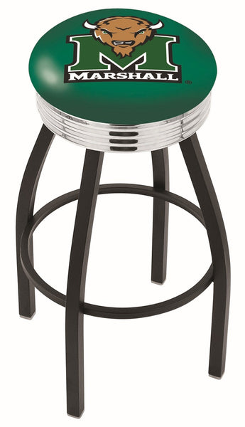 Marshall University L8B3C Backless Bar Stool | Marshall University Backless Counter Bar Stool