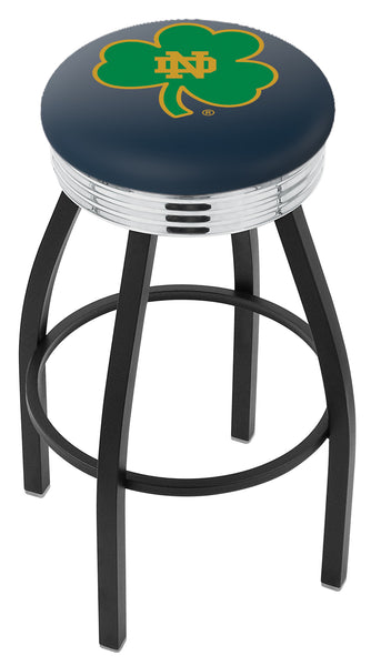 Notre Dame (Shamrock) L8B3C Backless Bar Stool | Notre Dame (Shamrock) Backless Counter Bar Stool