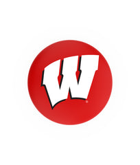 University of Wisconsin (W) L8B3C Backless Bar Stool | University of Wisconsin (W) Backless Counter Bar Stool