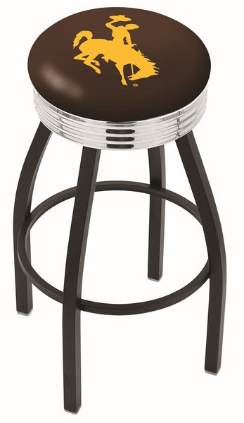 University of Wyoming L8B3C Backless Bar Stool | University of Wyoming Backless Counter Bar Stool