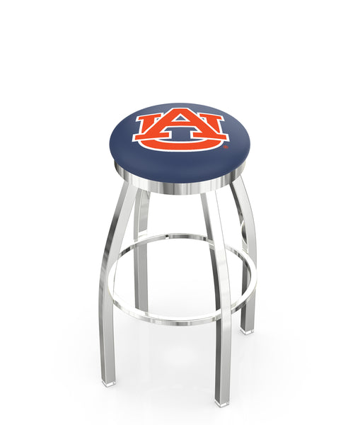 Auburn University L8C2C Backless Bar Stool | Auburn University Backless Counter Bar Stool