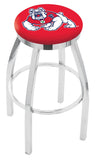 Fresno State University L8C2C Backless Bar Stool | Fresno State University Backless Counter Bar Stool