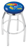 University of Kansas L8C2C Backless Bar Stool | University of Kansas Backless Counter Bar Stool