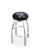 Colorado Rockies L8C2C Backless Bar Stool | Colorado Rockies Backless Counter Bar Stool