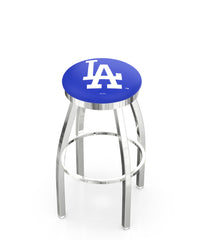 Los Angeles Dodgers L8C2C Backless Bar Stool | Los Angeles Dodgers Backless Counter Bar Stool