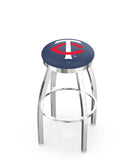 Minnesota Twins L8C2C Backless Bar Stool | Minnesota Twins Backless Counter Bar Stool