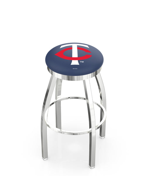 Minnesota Twins L8C2C Backless Bar Stool | Minnesota Twins Backless Counter Bar Stool