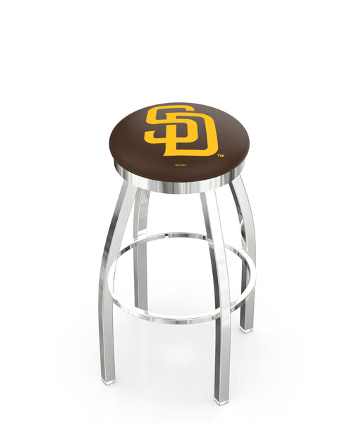 San Diego Padres L8C2C Backless Bar Stool | San Diego Padres Backless Counter Bar Stool