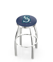 Seattle Mariners L8C2C Backless Bar Stool | Seattle Mariners Backless Counter Bar Stool