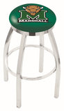 Marshall University L8C2C Backless Bar Stool | Marshall University Backless Counter Bar Stool