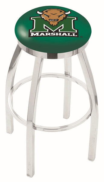 Marshall University L8C2C Backless Bar Stool | Marshall University Backless Counter Bar Stool