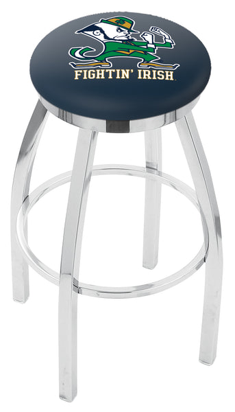 Notre Dame (Leprechaun) L8C2C Backless Bar Stool | Notre Dame (Leprechaun) Backless Counter Bar Stool