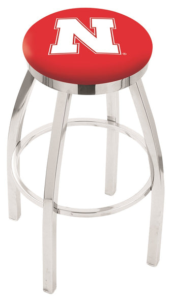 University of Nebraska L8C2C Backless Bar Stool | University of Nebraska Backless Counter Bar Stool