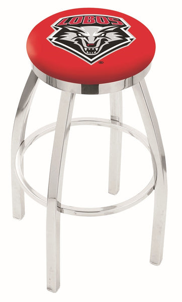 University of New Mexico L8C2C Backless Bar Stool | University of New Mexico Backless Counter Bar Stool