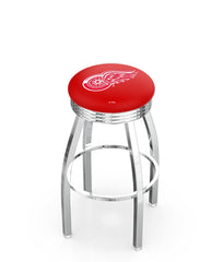 Detroit Red Wings L8C3C Backless Bar Stool | Detroit Red Wings Backless Counter Bar Stool