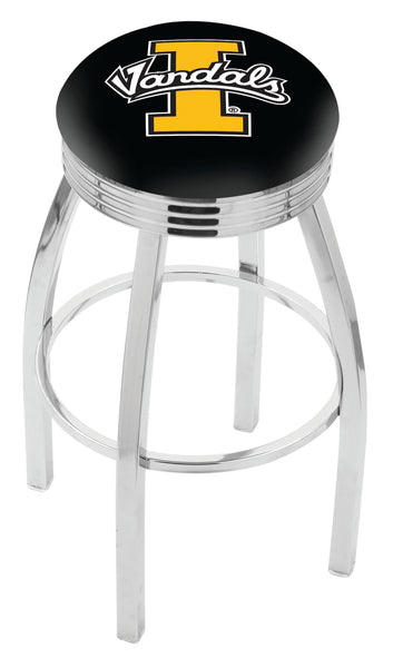 University of Idaho L8C3C Backless Bar Stool | University of Idaho Backless Counter Bar Stool