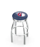 Cleveland Guardians L8C3C Backless Bar Stool | Cleveland Guardians Backless Counter Bar Stool