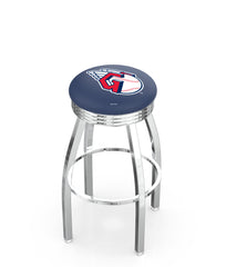 Cleveland Guardians L8C3C Backless Bar Stool | Cleveland Guardians Backless Counter Bar Stool