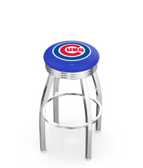 Chicago Cubs L8C3C Backless Bar Stool | Chicago Cubs Backless Counter Bar Stool