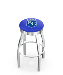 Kansas City Royals L8C3C Backless Bar Stool | Kansas City Royals Backless Counter Bar Stool