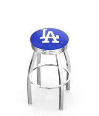 Los Angeles Dodgers L8C3C Backless Bar Stool | Los Angeles Dodgers Backless Counter Bar Stool