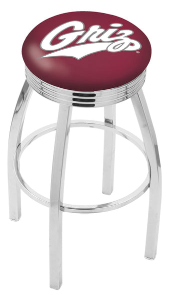 University of Montana L8C3C Backless Bar Stool | University of Montana Backless Counter Bar Stool