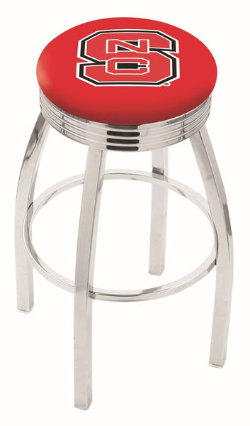 North Carolina State University L8C3C Backless Bar Stool | North Carolina State University Backless Counter Bar Stool