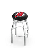 New Jersey Devils L8C3C Backless Bar Stool | New Jersey Devils Backless Counter Bar Stool