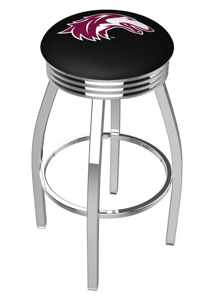 Southern Illinois University L8C3C Backless Bar Stool | Southern Illinois University Backless Counter Bar Stool