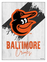 MLB's Baltimore Orioles Logo Design 08 Printed Canvas Wall Decor