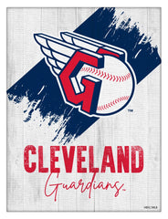 MLB's Cleveland Guardians Logo Design 08 Printed Canvas Wall Decor