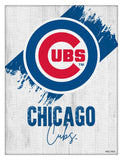 Chicago Cubs Printed Canvas Design 08 | MLB Hanging Wall Decor