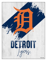 MLB's Detroit Tigers Logo Design 08 Printed Canvas Wall Decor