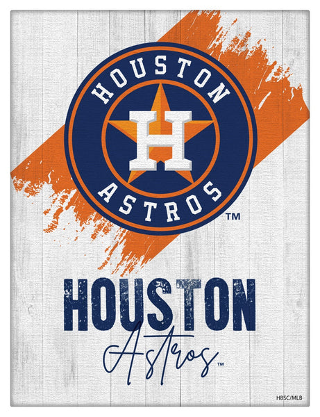 Houston Astros Printed Canvas Design 08, MLB Hanging Wall Decor