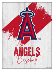 MLB's Los Angeles Angels Logo Design 08 Printed Canvas Wall Decor