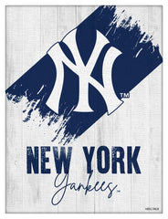MLB's New York Yankees Logo Design 08 Printed Canvas Wall Decor
