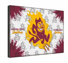 Arizona State Sun Devils Sparky Logo Wall Decor Canvas