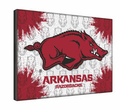 Arkansas Razorbacks Logo Wall Decor Canvas