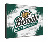 Bemidji State Beavers Logo Wall Decor Canvas
