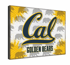 University of California Bears Logo Printed Canvas Wall Decor