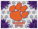 Clemson Tigers Logo Wall Decor Canvas
